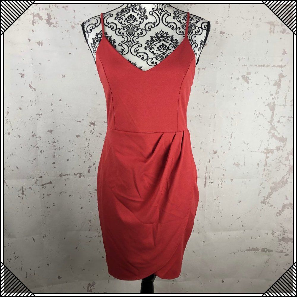 * Lulus Cocktail Dress Spaghetti Strap Sleeveless